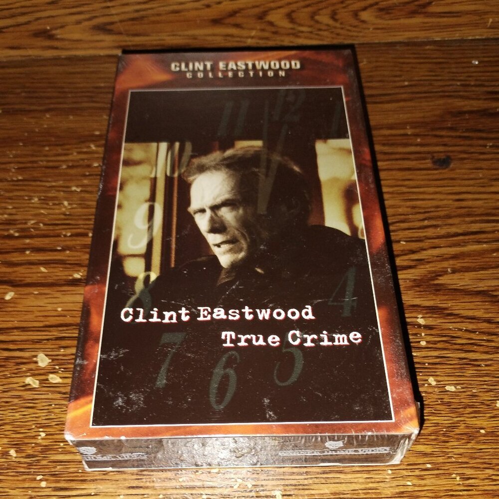 True Crime (VHS, 2000, unopened / new with watermark) Clint Eastwood Collection